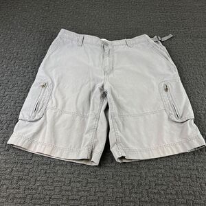 The North Face Cargo Shorts Mens Size 38 Gray Ripstop‎ Outdoor Hiking Cotton